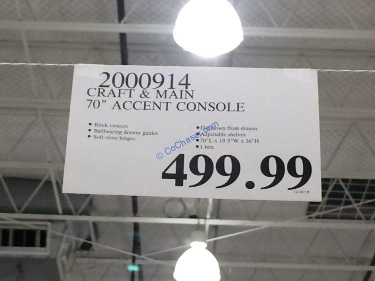 Costco2000914CraftMain70AccentConsoletag CostcoChaser