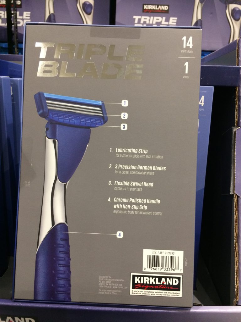Costco2121990KirklandSignatureTripleBladeRazor2 CostcoChaser
