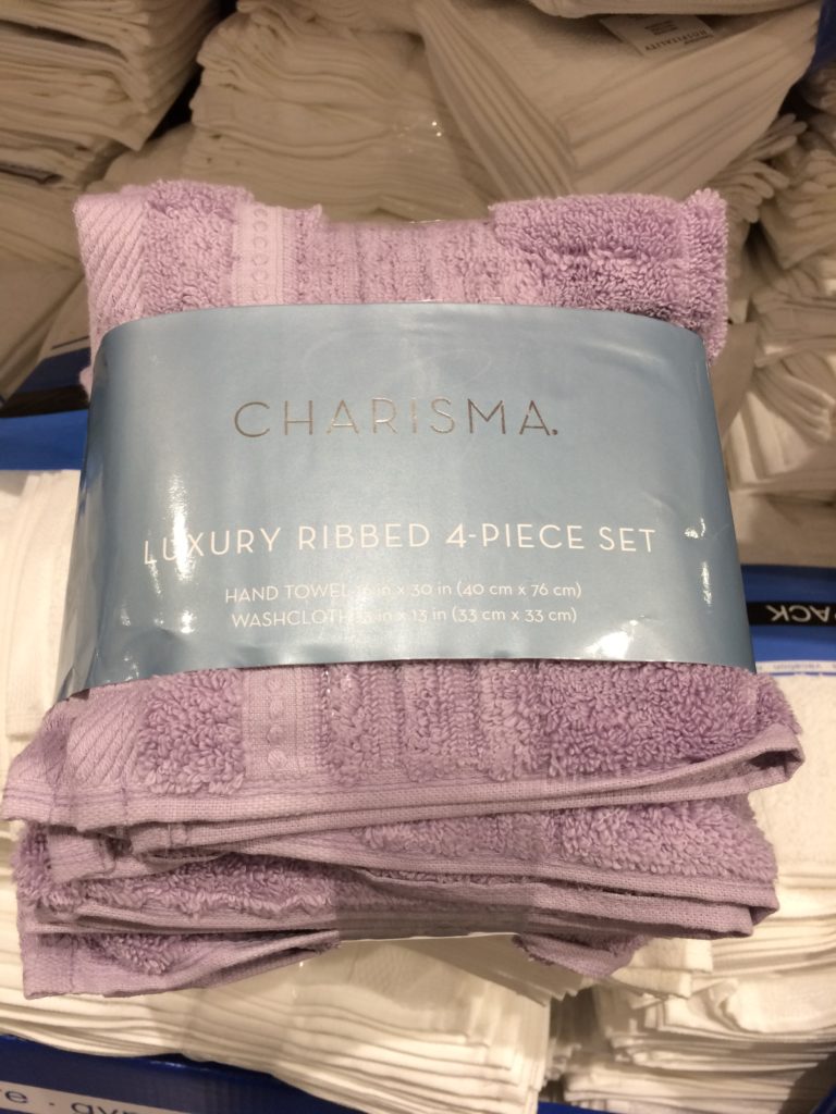 Costco7642197Charisma4PieceSetRibbedTowels CostcoChaser