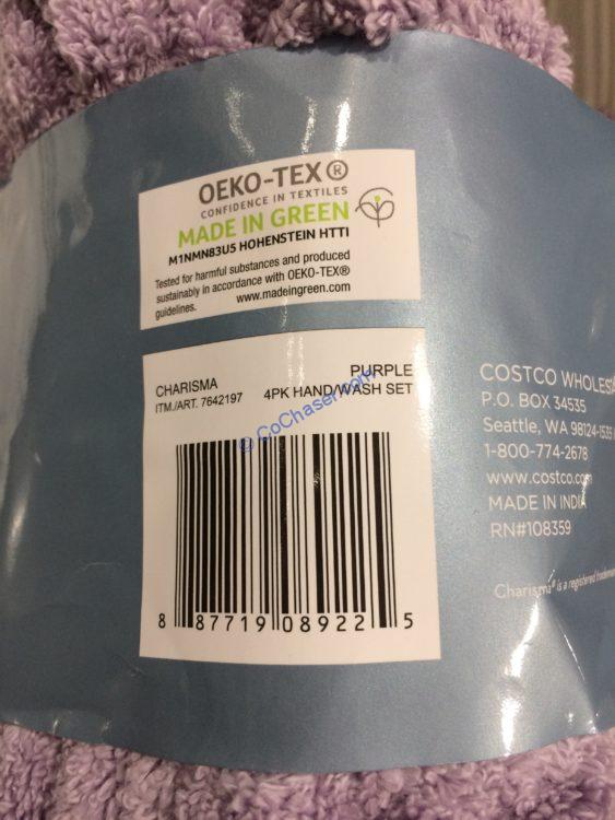 Charisma 4 Piece Set Ribbed Towels CostcoChaser