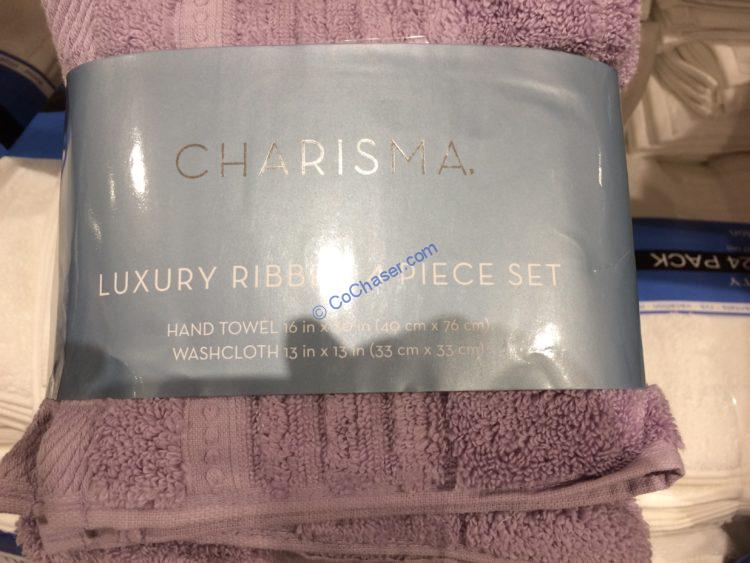 Costco7642197Charisma4PieceSetRibbedTowelsname CostcoChaser