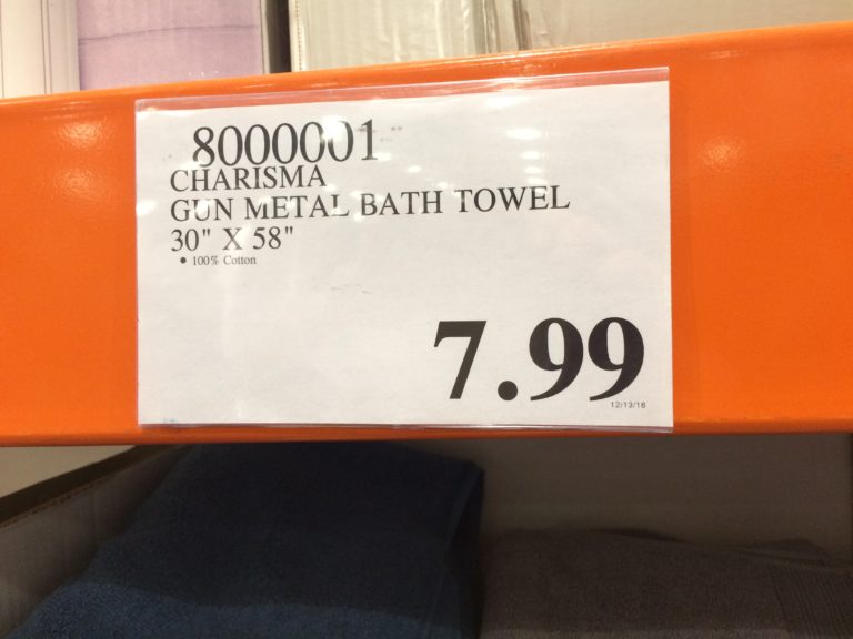 Costco8000001CharismaGunMetalBathToweltag CostcoChaser