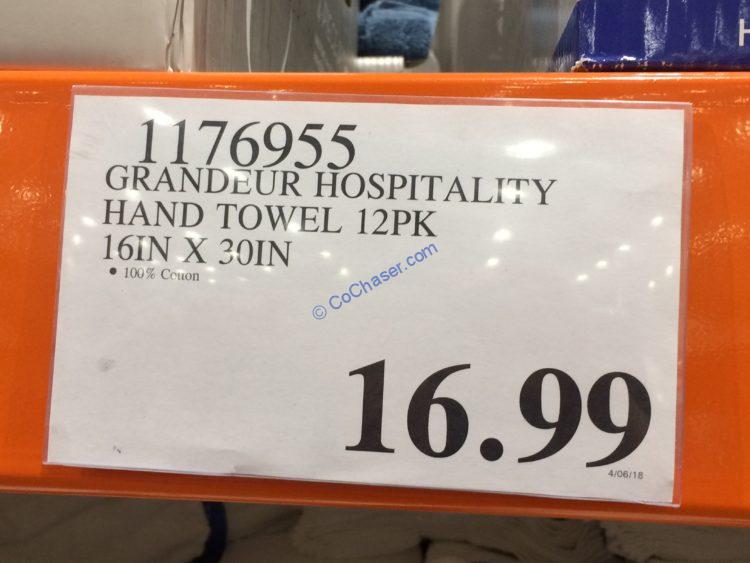 Costco1176955GrandeurHospitalityHandToweltag CostcoChaser