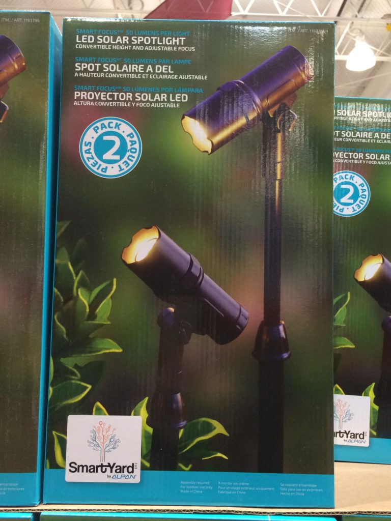 Costco1193786SmartyardSolarSpotLight2PK1 CostcoChaser