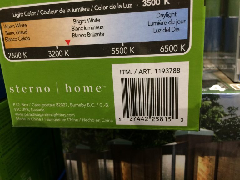 Costco1193788ParadiseSolarLED PostLights4PackSetbar CostcoChaser