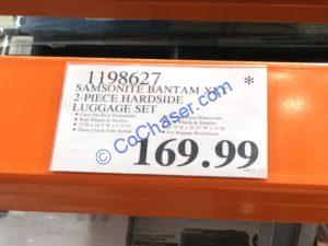 Costco-1198627-Samsonite-Bantam-XLT-2-Piece-Hardside-Luggage-Set-tag
