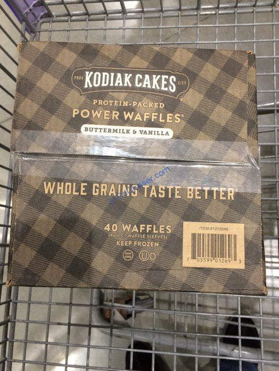 Kodiak Cakes Power Waffles 40 Count Box CostcoChaser