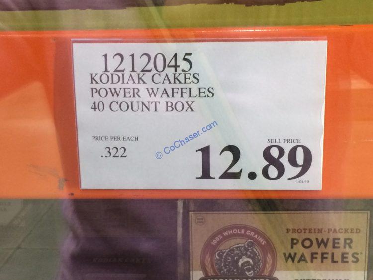 Kodiak Cakes Power Waffles 40 Count Box CostcoChaser