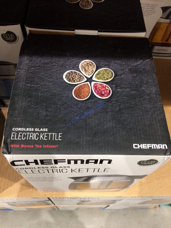 Costco1246542ChefmanElectricGlassKettlewithTeaInfuserpart