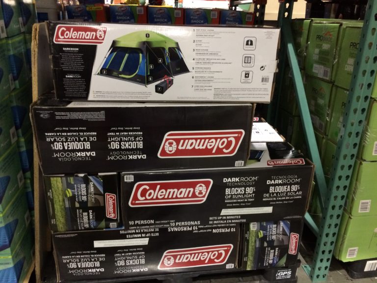 Costco1262677Coleman10PersonFastPitchDarkroomTentall CostcoChaser