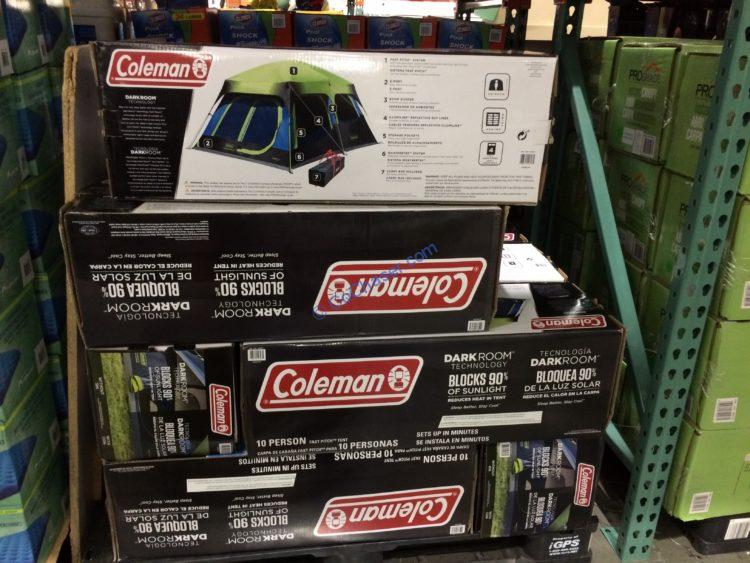 Costco1262677Coleman10PersonFastPitchDarkroomTentall CostcoChaser