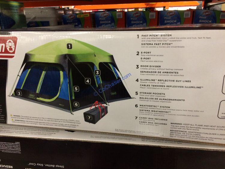 Costco1262677Coleman10PersonFastPitchDarkroomTent1 CostcoChaser