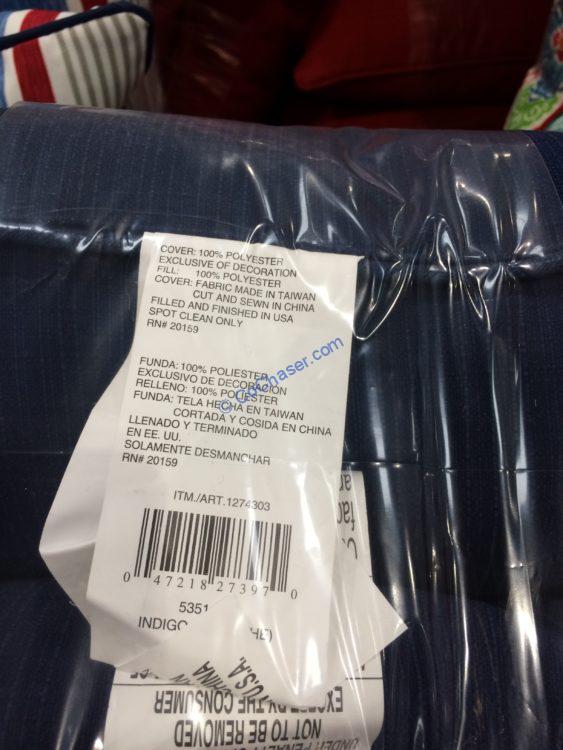 Solarium Indoor/Outdoor Pillow 14” x 24” CostcoChaser