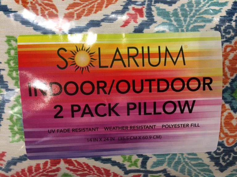 Solarium Indoor/Outdoor Pillow 14” x 24” CostcoChaser