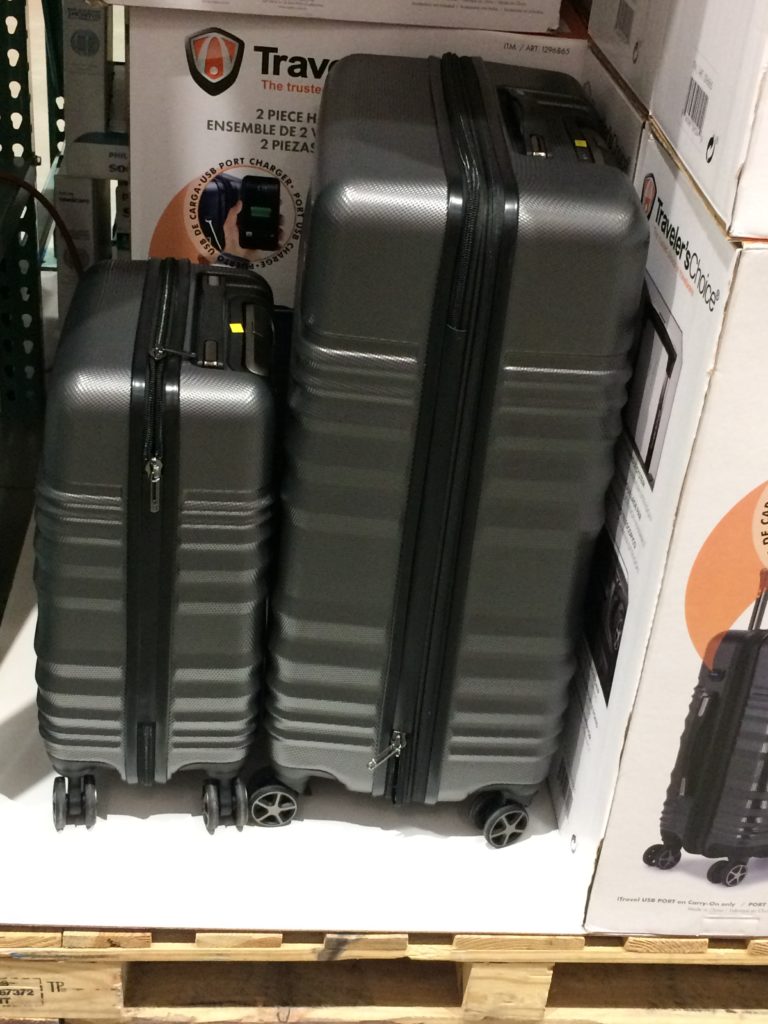 Traveler’s Choice Pomona 2piece Hardside Set CostcoChaser