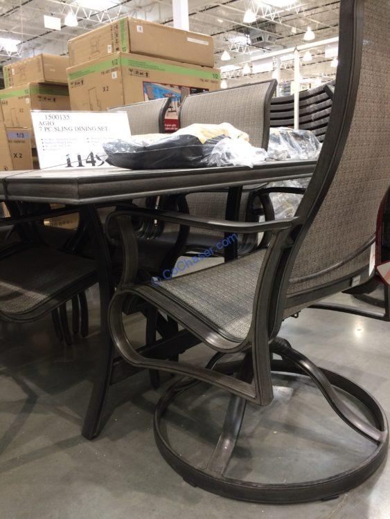 Agio 7PC Sling Dining Set CostcoChaser