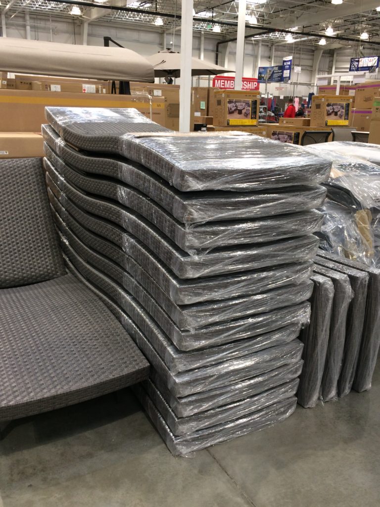 Costco1900671PaddedWovenChaiseLoungewithWheelsall CostcoChaser