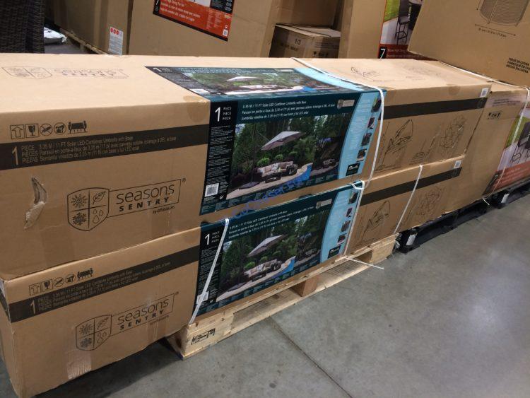 Costco190067511SolarLEDCantileverUmbrellaall CostcoChaser
