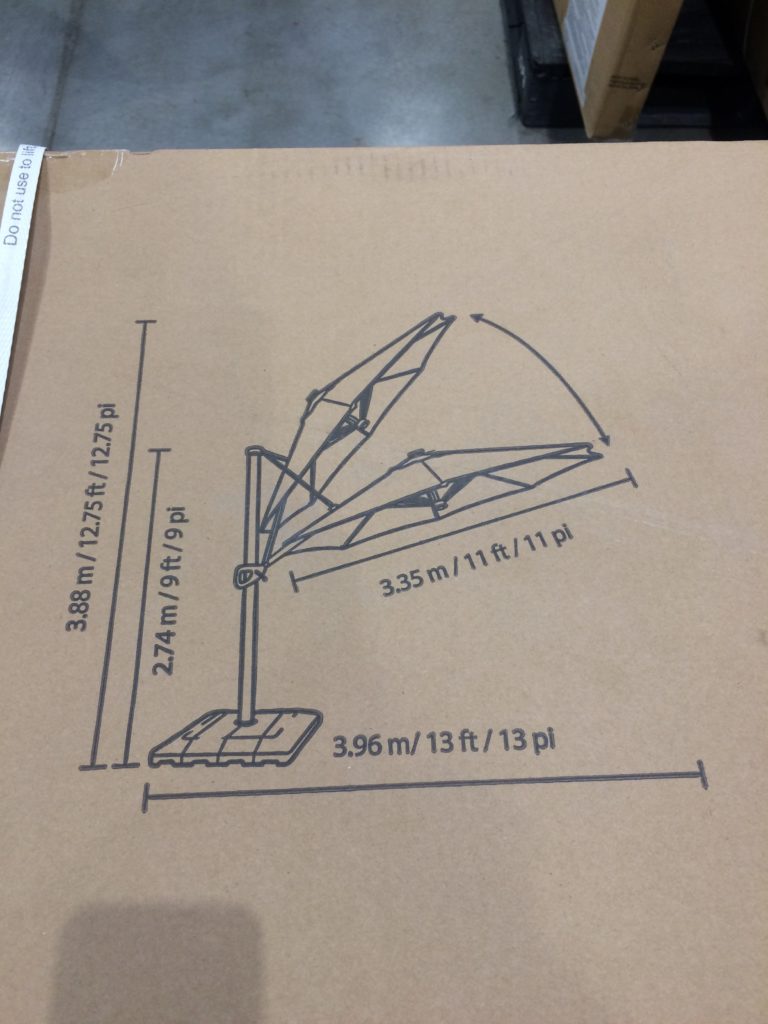 Costco190067511SolarLEDCantileverUmbrellasize CostcoChaser