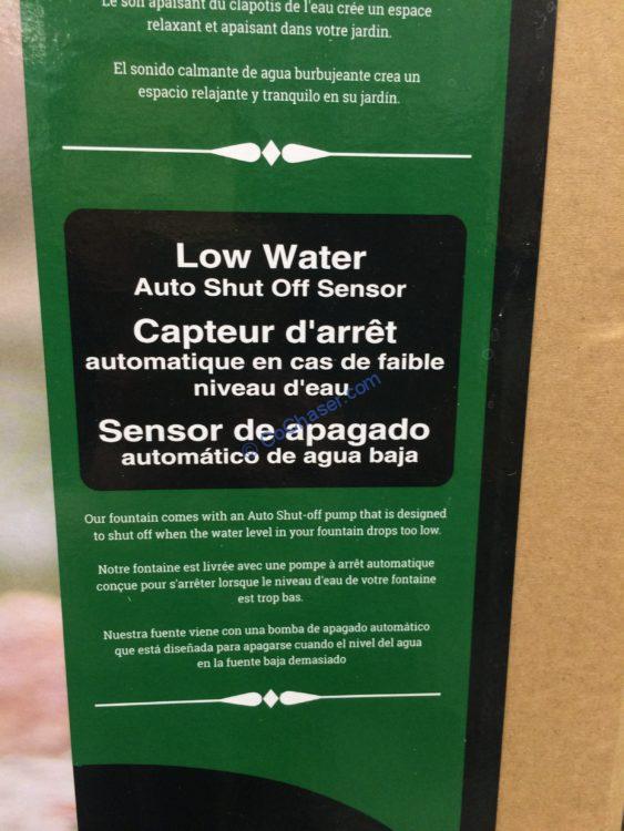 Costco1900686ModernRibbedSelfContainedOutdoorFountainspec1