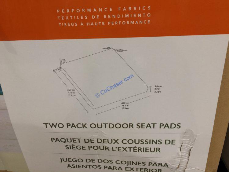 Costco19007172PKReplacementSeatPadssize CostcoChaser