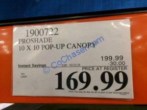 Costco-1900722-Proshade-10-10-Pop-up-Canopy-tag