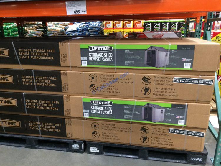 Costco1900799LifetimeProductsResinOutdoorStorageShedall