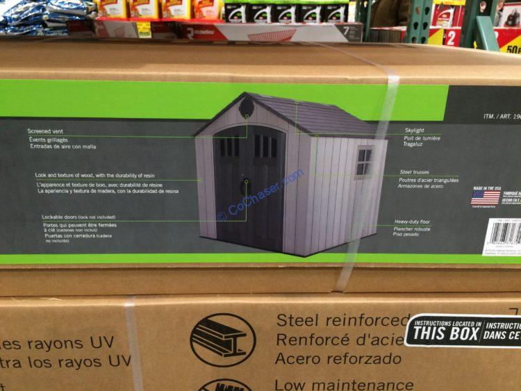 Costco1900799LifetimeProductsResinOutdoorStorageShed1 CostcoChaser