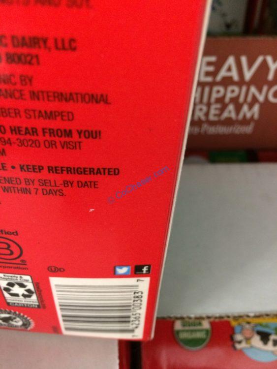 Horizon Organic Heavy Whipping Cream 64 Ounce Carton CostcoChaser