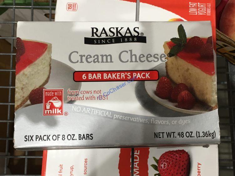 Raskas Cream Cheese 6/8 Ounce Packages