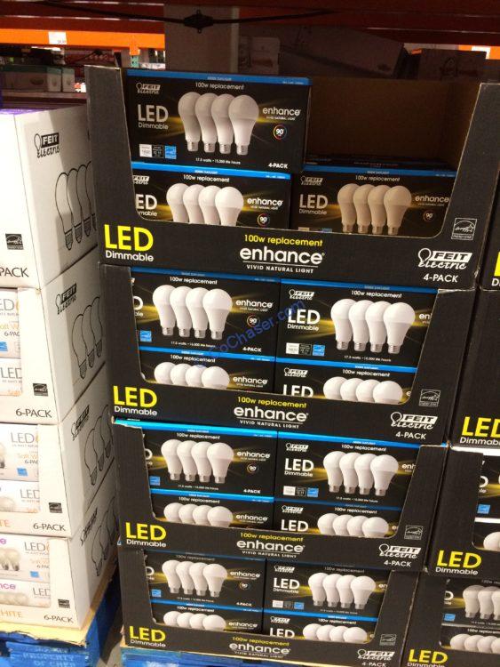 Feit Electric LED 100W Replacement 4 Pack Daylight CostcoChaser
