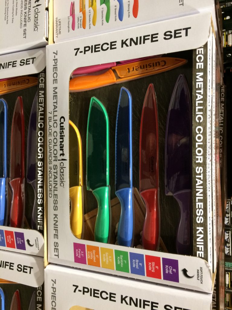 Cuisinart Metallic Knife Set 7 Piece with Sheaths CostcoChaser