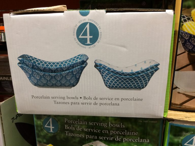 Costco1186920Certified4PCPorcelainSquareServeBowlSet5
