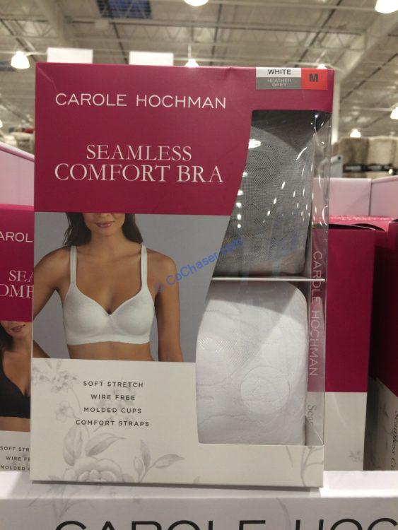 Carole Hochman Ladies' Wireless Comfort Bra, 2-pack