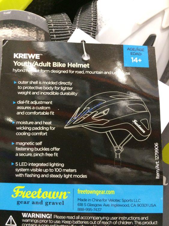 Costco1279906FreetownBikeHelmetspec CostcoChaser