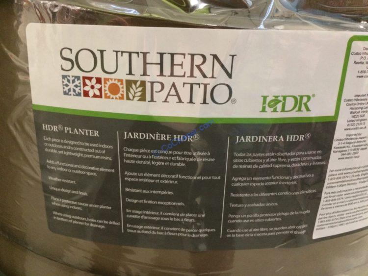 Southern Patio 22” ZOYA Planter CostcoChaser