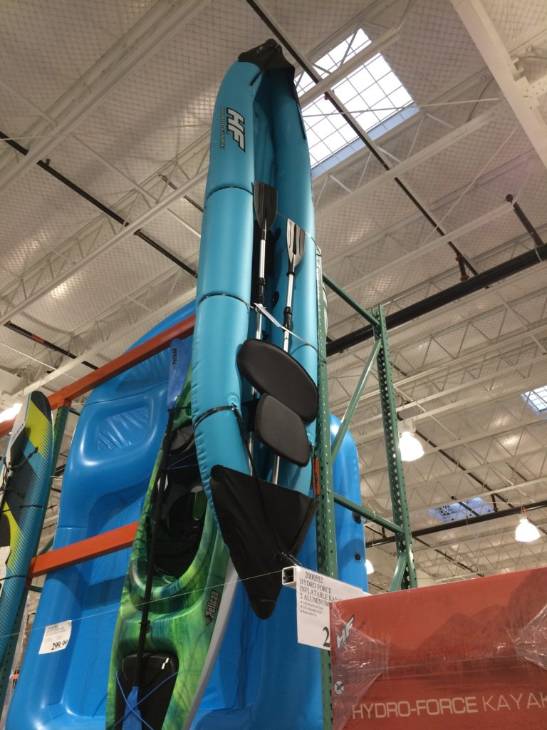 HydroForce Inflatable Kayak 2 Aluminum Paddles CostcoChaser