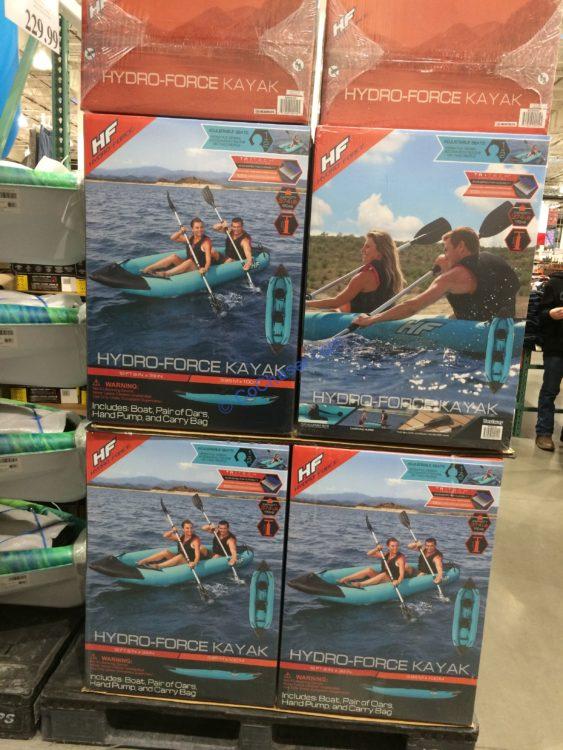 Costco2000552HydroForceInflatableKayak2AluminumPaddlesall