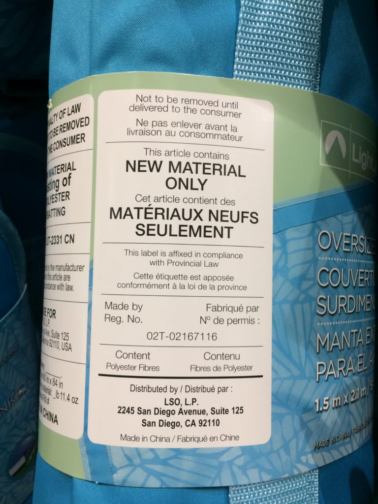 Costco2000556LightspeedOutdoorBlanketspec CostcoChaser