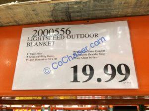 Costco-2000556-Lightspeed-Outdoor-Blanket-tag