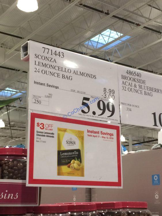 Sconza Lemoncello Almonds 24 Ounce Bag CostcoChaser