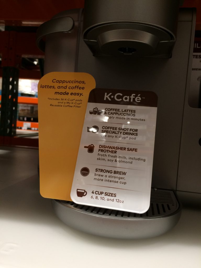 Costco9981975KeurigKCaféCLatteCappuccinoCoffeeBrewer7