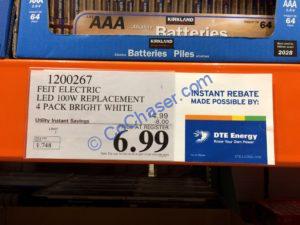Coscoto-1200267-Feit-Electric-LED-100W-Replacement-Bright-White-tag