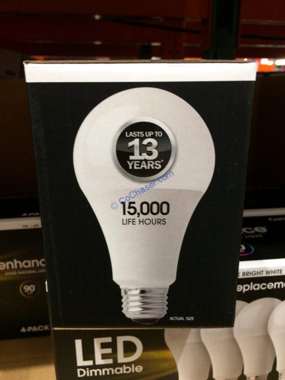 Feit Electric LED 100W Replacement 4 Pack Bright White CostcoChaser