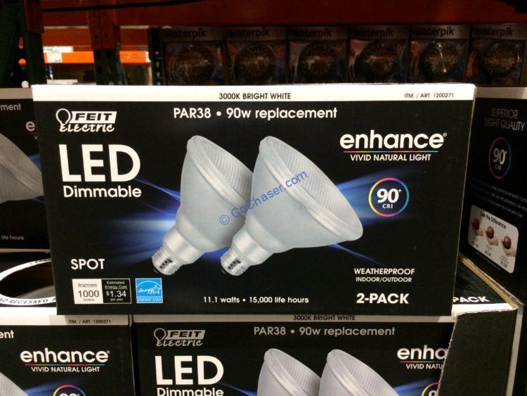 Feit Electric LED PAR 38 Spot 2 Pack Bright White