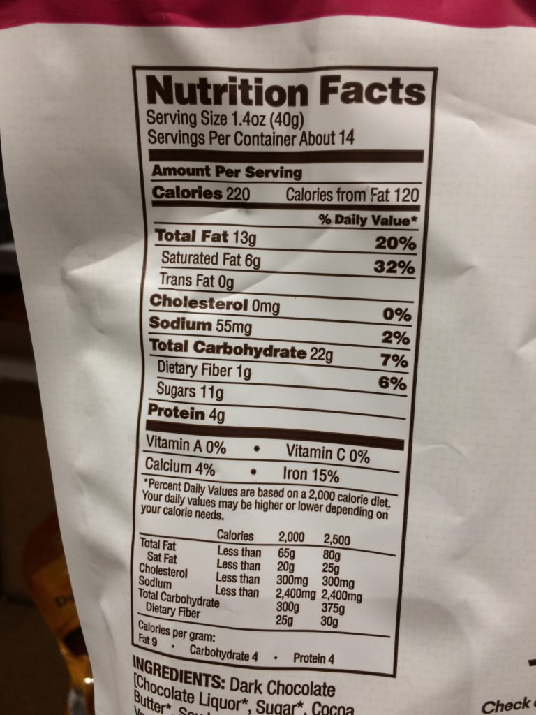 Costco1062032BarkThinsDarkChocolateAlmondchart CostcoChaser