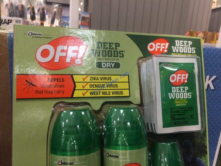 Costco1128122OffDeepWoodsDryInsectRepellentSprayTowelettes