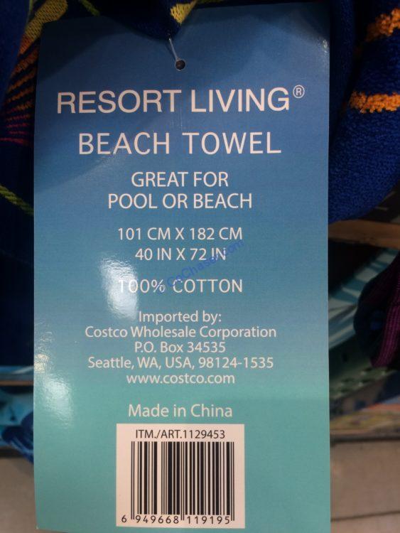 Costco1129453ResortLiving JacquardBeachTowelinf CostcoChaser