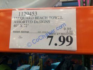 Costco-1129453-Resort-Living –Jacquard-Beach-Towel-tag