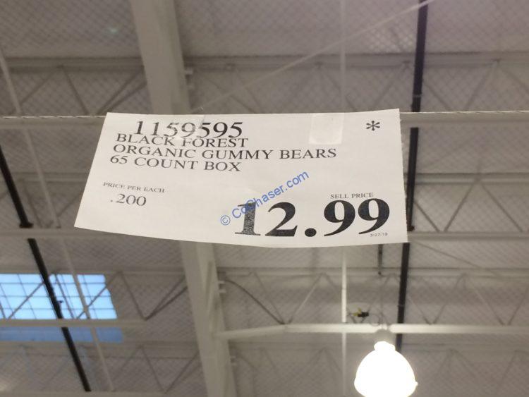 Black Forest Organic Gummy Bears 65 Count Box CostcoChaser